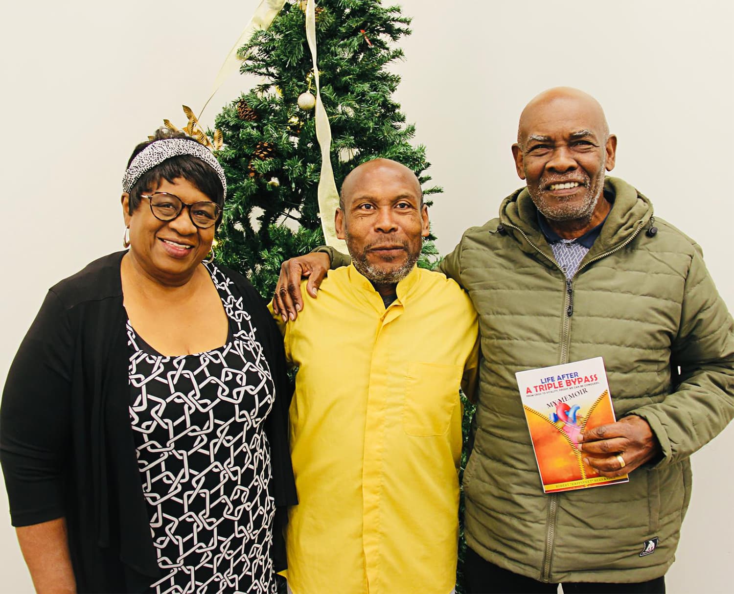 Reader holding Life After a Triple Bypass