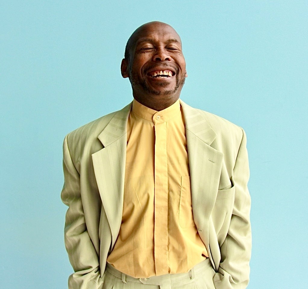 Robert Happyfeet Hernandez laughing